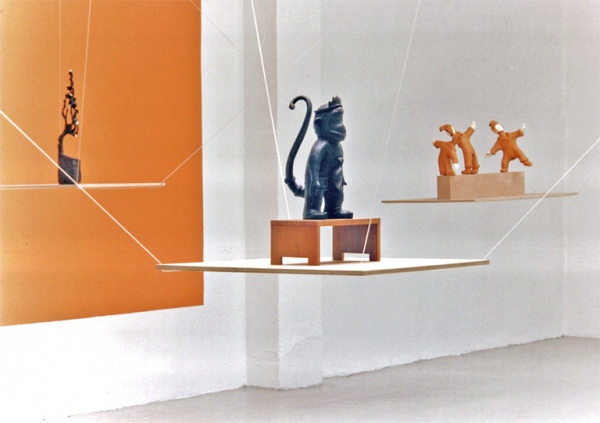 Solo exhibition at Gallery Fons Welters, Amsterdam, 1994. Detail.